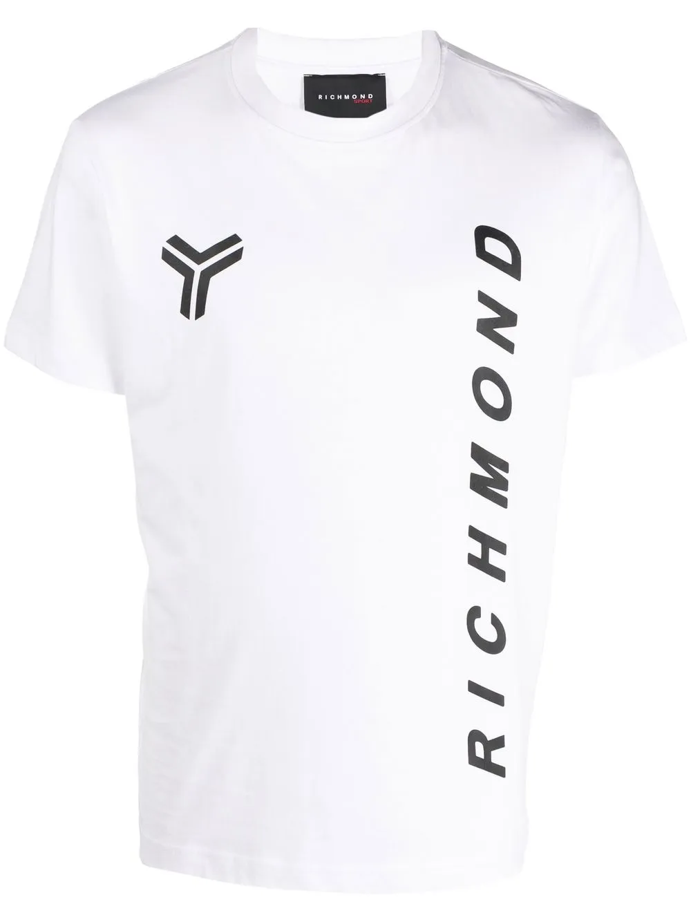 

John Richmond playera con logo estampado - Blanco