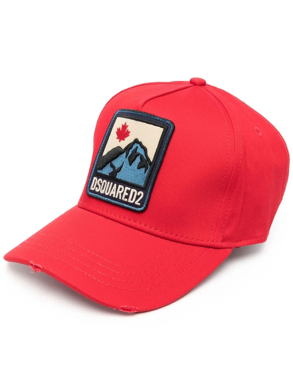 

Dsquared2 logo-patch cotton cap