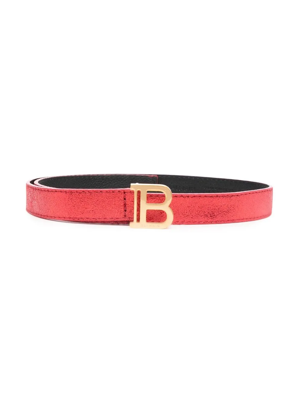 

Balmain Kids cinturón con logo - Rojo