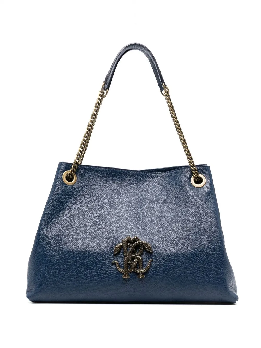 

Roberto Cavalli logo-embellished shopping tote - Blue