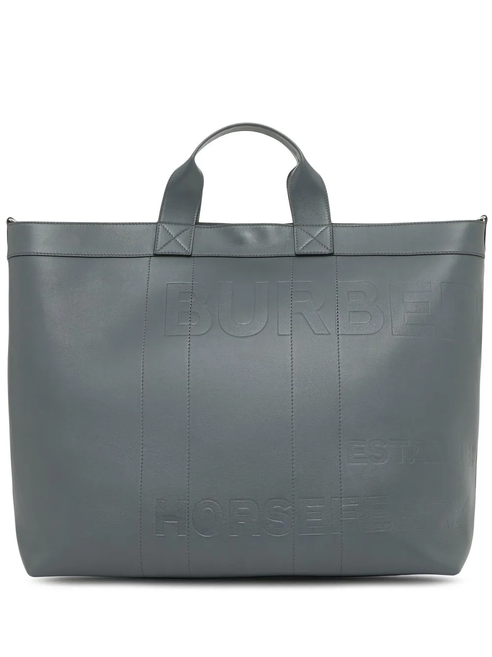 

Burberry tote con estampado Horseferry - Gris