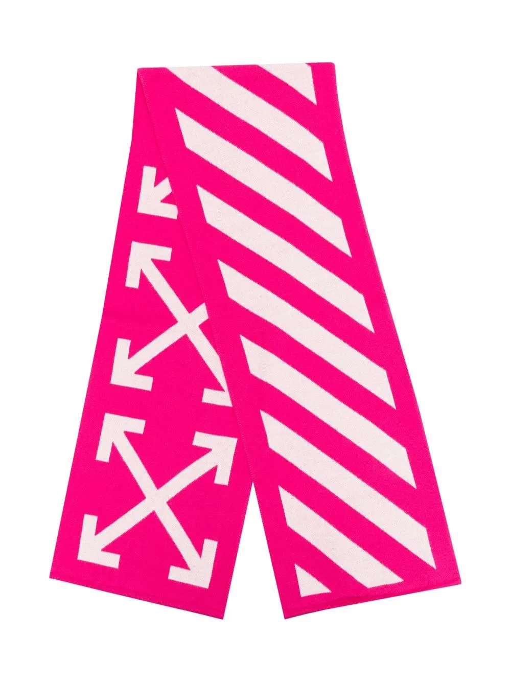 

Off-White Kids Arrows motif scarf - Pink