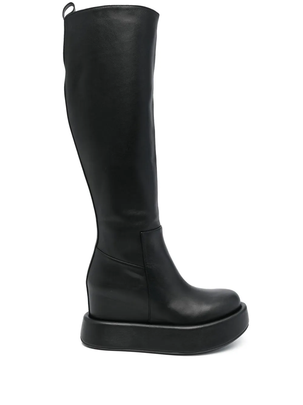 

Paloma Barceló calf-length leather 40mm boots - Black