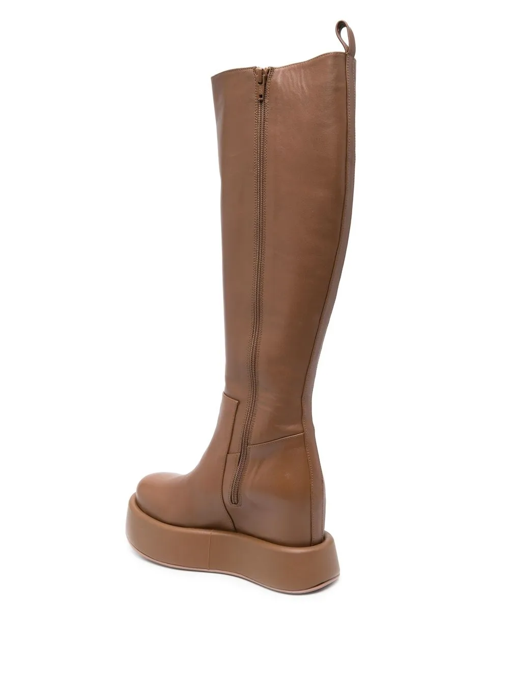 Paloma Barceló Chunky slipon Leather Boots Farfetch