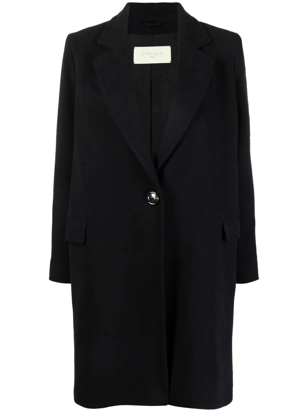 

Circolo 1901 abrigo oversize con botones - Negro