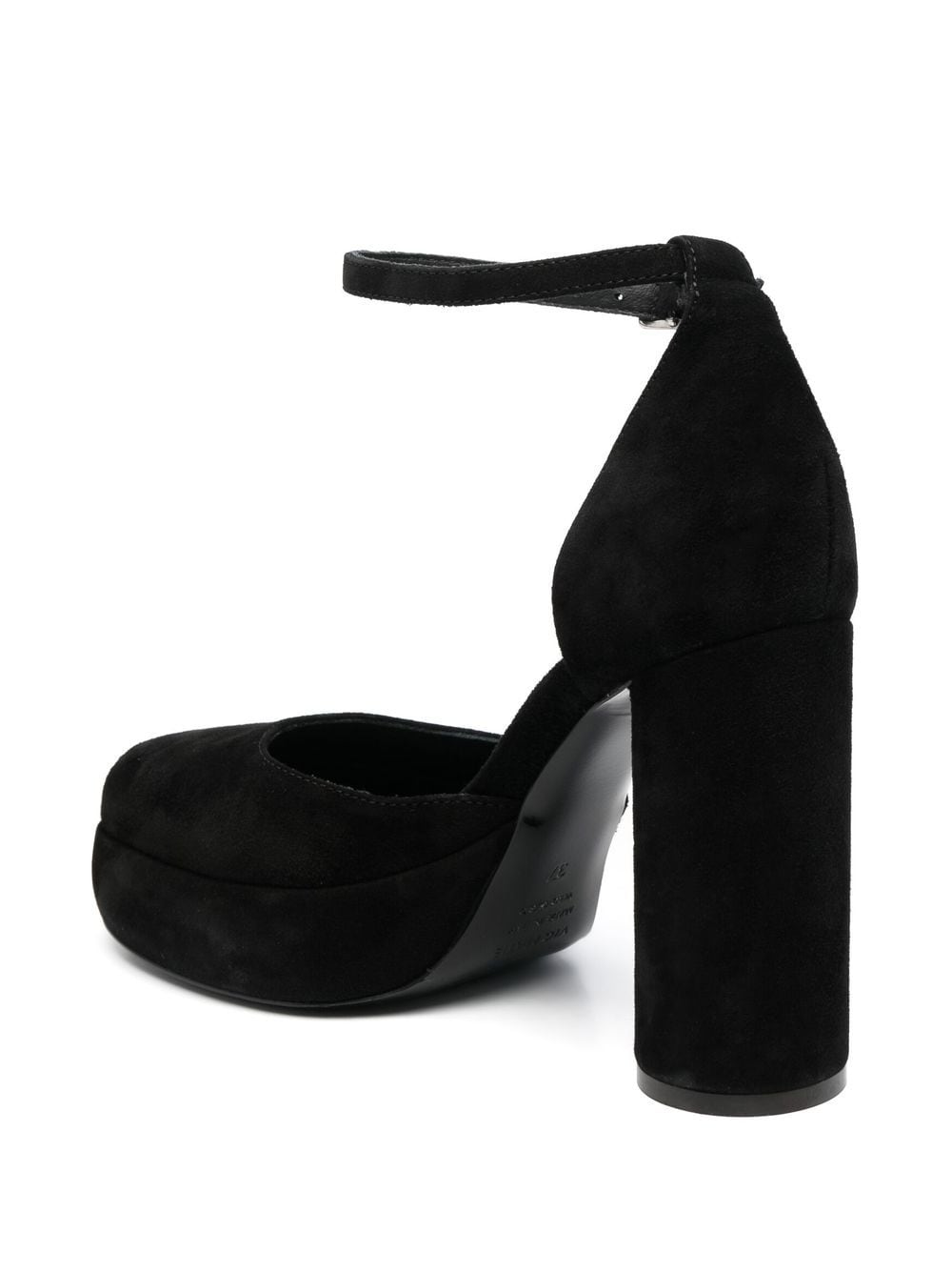 Shop Vic Matie 105mm Heeled Suede Sandals In Schwarz