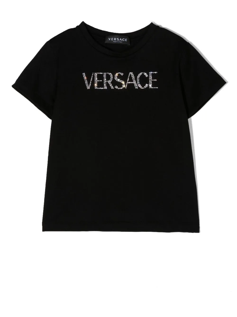 

Versace Kids gem-logo short-sleeved T-shirt - Black