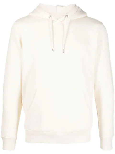 Yves Salomon fleece hoodie with logo transfer on the back - YS ARMY