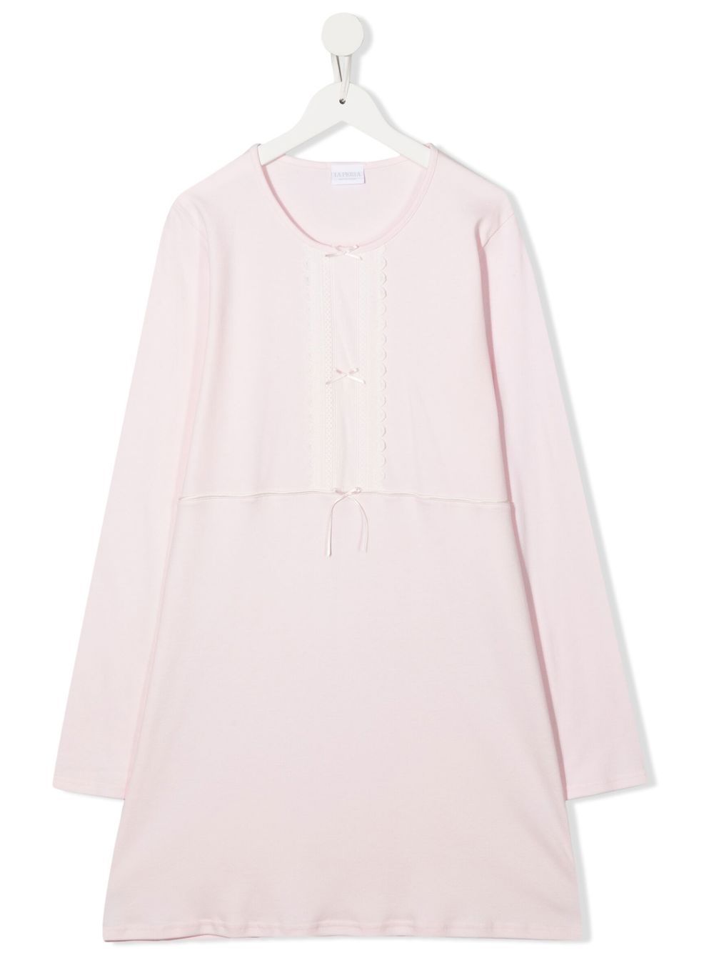 

La Perla Kids TEEN bow-detail pyjama dress - Pink