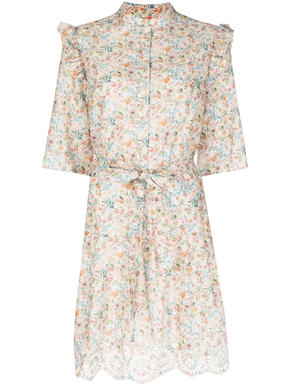 

Erdem vestido camisero con estampado floral - Multicolor