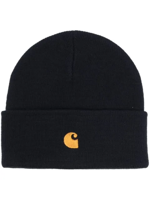 Carhartt WIP logo-patch beanie hat
