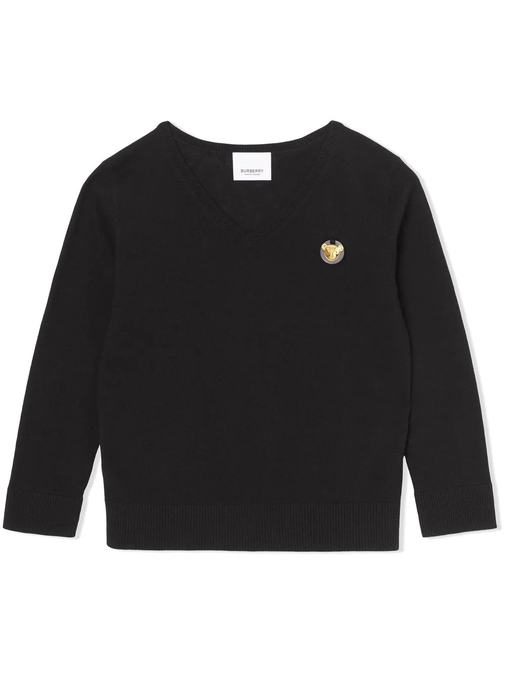 

Burberry Kids Thomas Bear motif jumper - Black