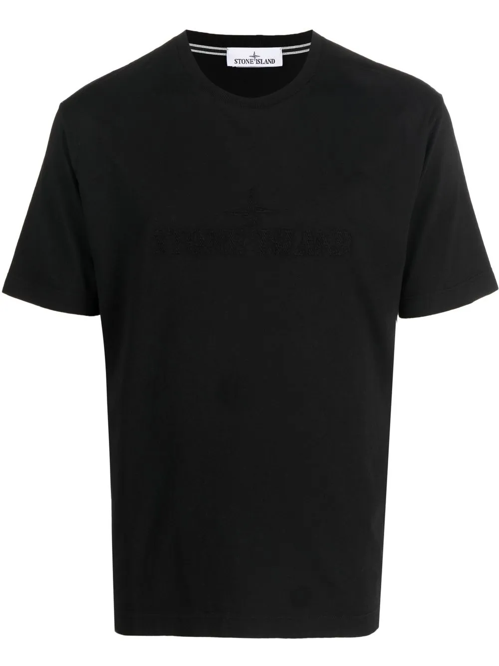 

Stone Island playera con logo bordado - V0029 BLACK