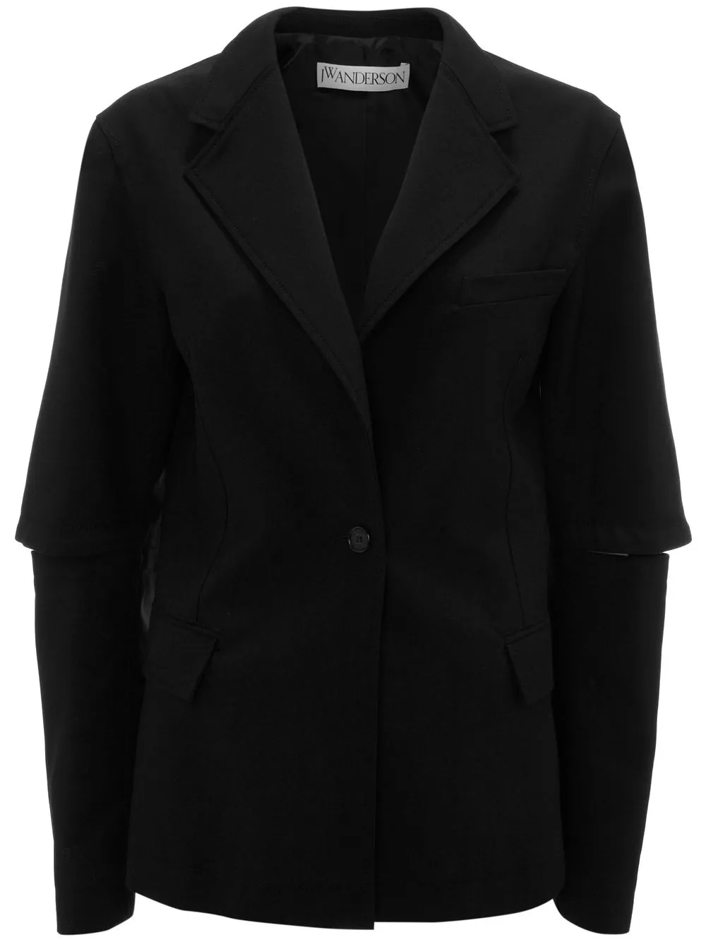 

JW Anderson blazer con aberturas en mangas - Negro