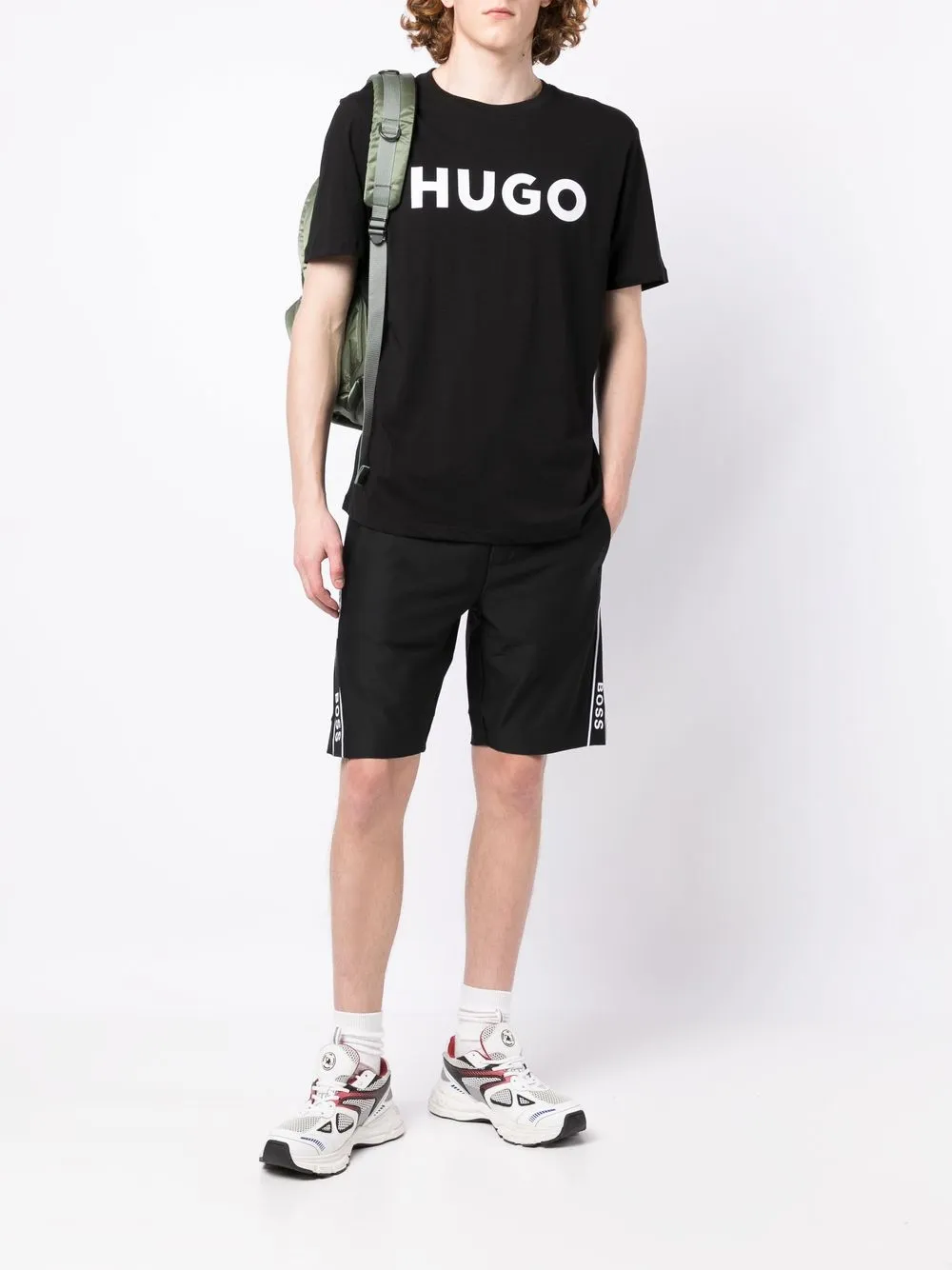 HUGO Camiseta mangas curtas com logo | Camisetas | Image 2