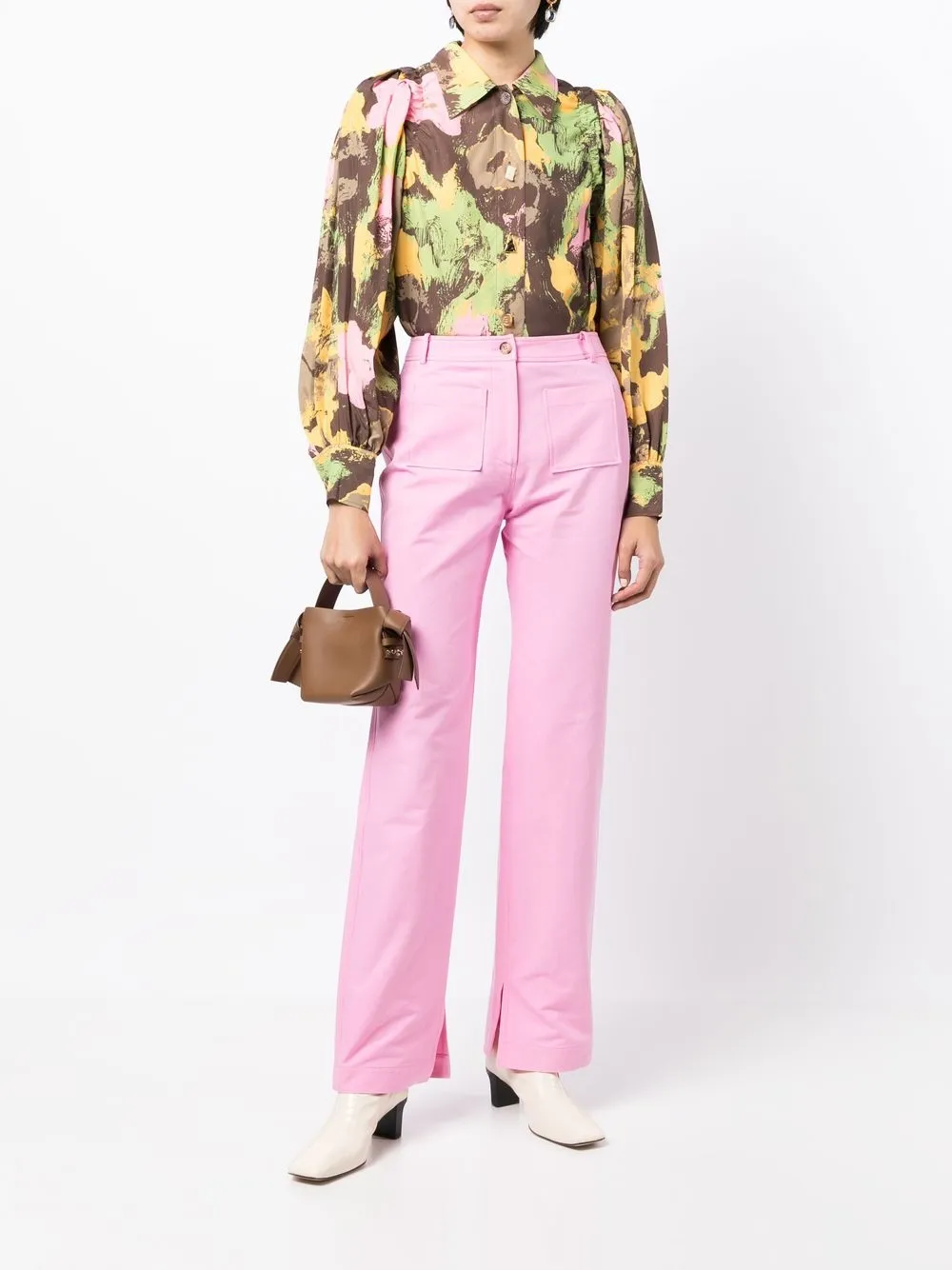 Rejina Pyo Straight broek - Roze