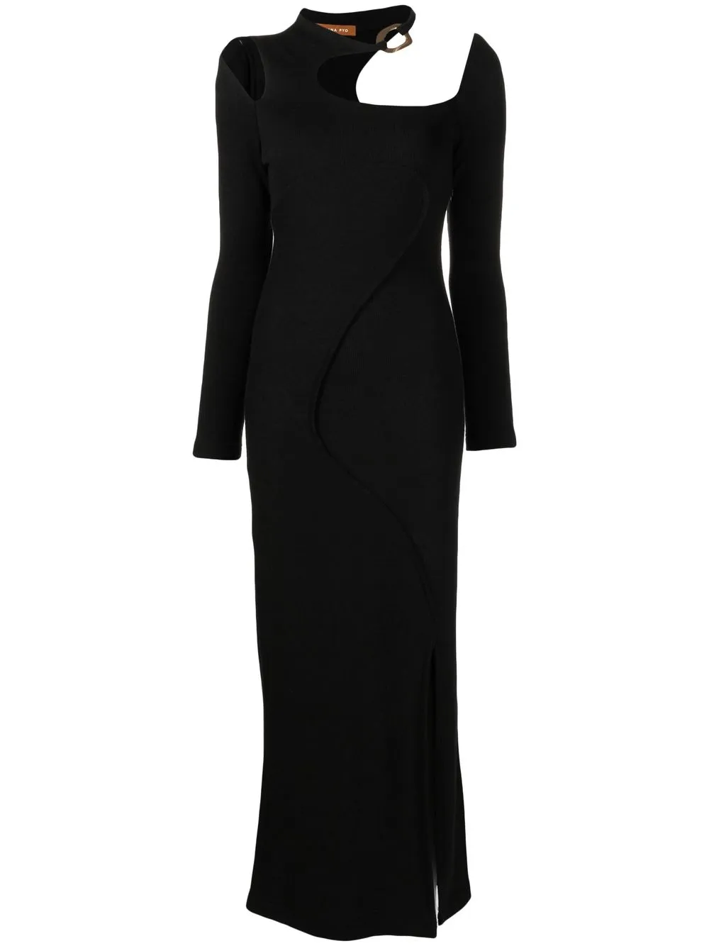 

Rejina Pyo Reese ribbed knitted dress - Black