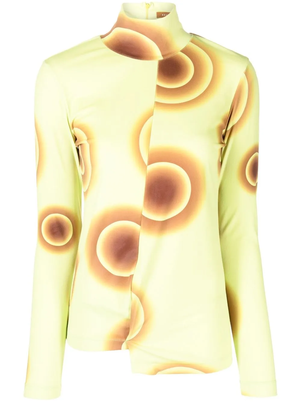 Rejina Pyo Lina psychadelic-print top - Yellow