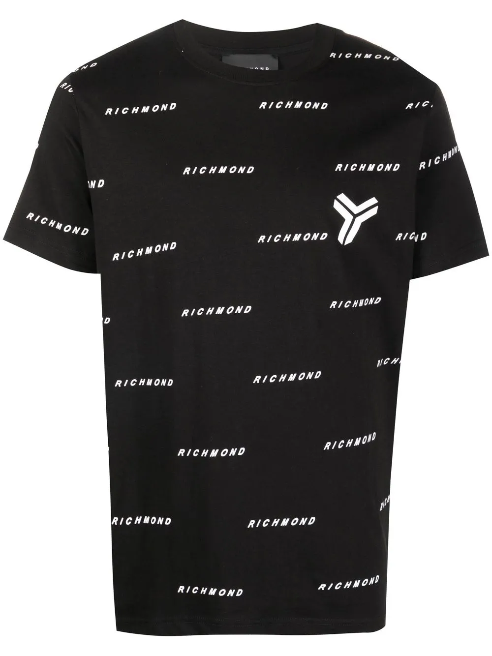 

John Richmond logo-print short-sleeve T-shirt - Black