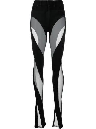 Legging hotsell empiecement transparent