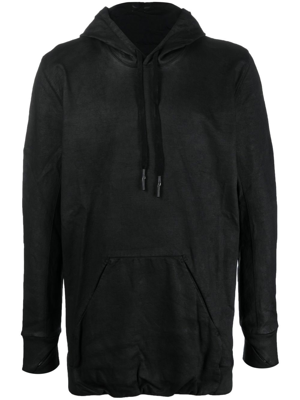 

11 By Boris Bidjan Saberi washed long-sleeved hoodie - Black