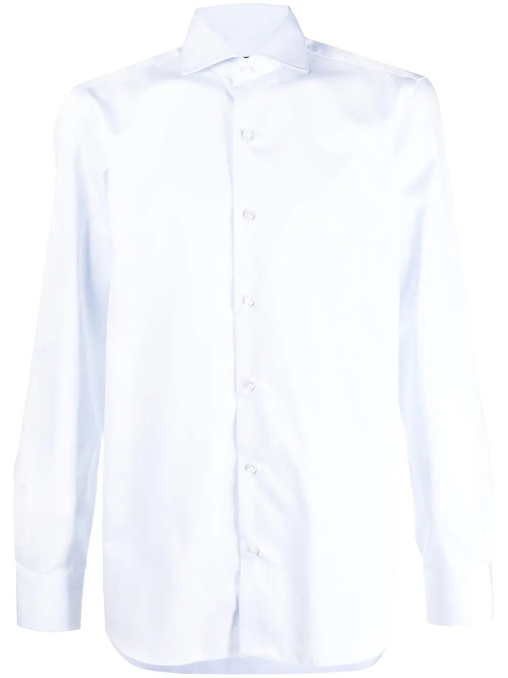 

Barba spread-collar long-sleeve shirt - Blue