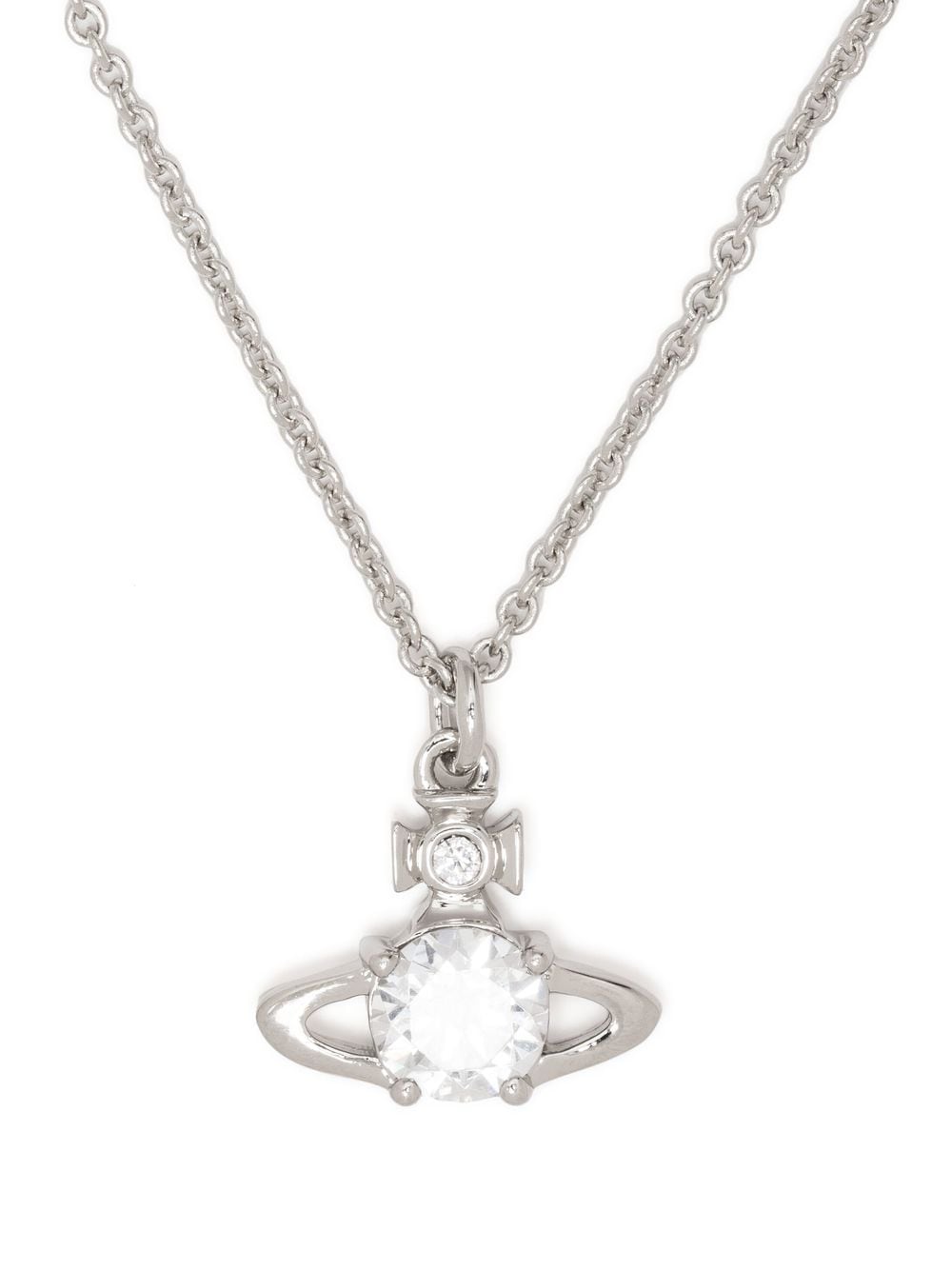 New Small Orb Pendant Necklace in PLATINUM