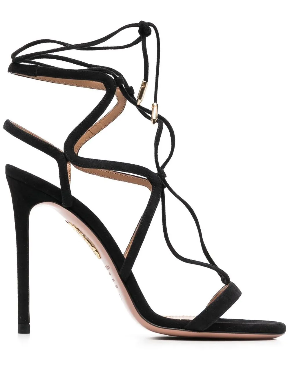 

Aquazzura sandalias Aliya con tacón de 100mm - Negro