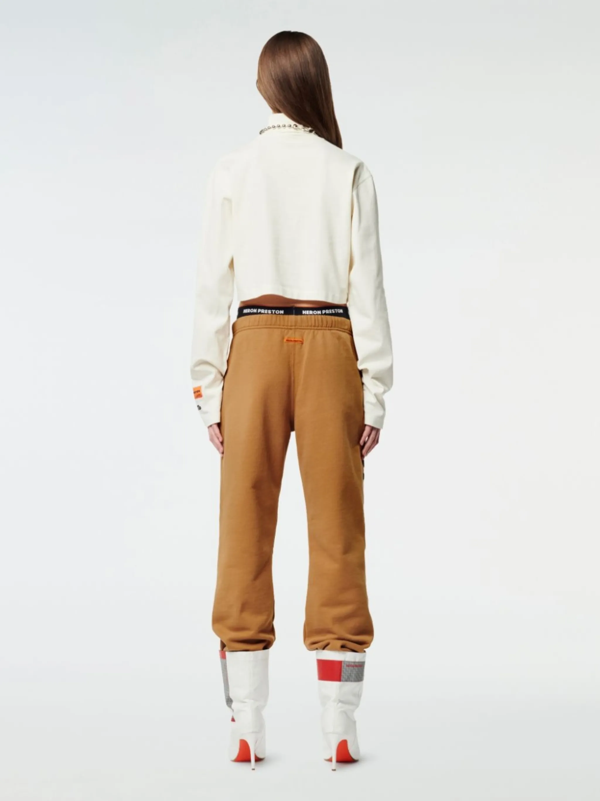 logo-print track pants