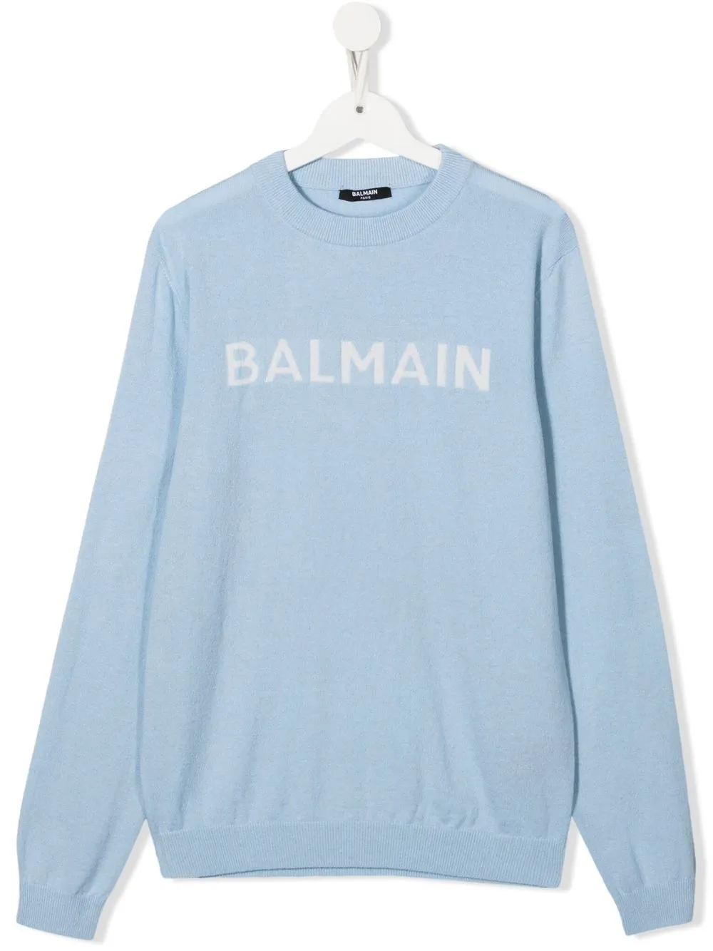 

Balmain Kids sudadera con logo estampado - Azul