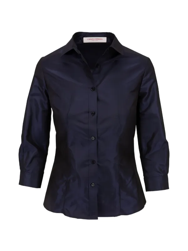 Carolina Herrera Buttoned Shirt in Blue