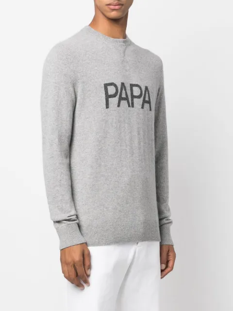 Ron Dorff embroidered-slogan Cashmere Jumper - Farfetch