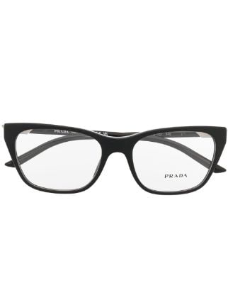 Prada Eyewear キャットアイ眼鏡フレーム - Farfetch