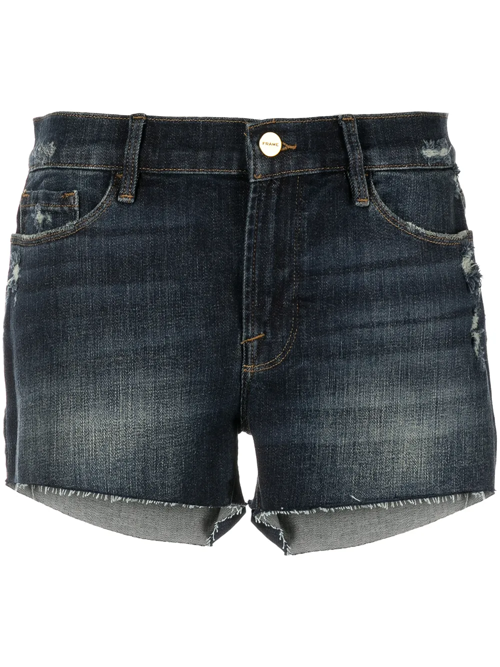 

FRAME shorts de mezclilla Le Cut Off - Azul