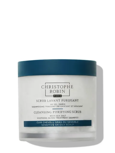 Christophe Robin Cleansing Purifying Scrub with Sea Salt scalp treatment