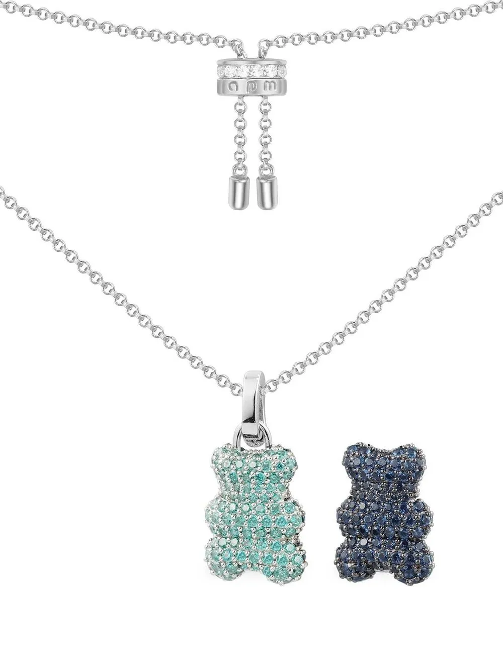 

APM Monaco Captain Yummy bear necklace - Silver