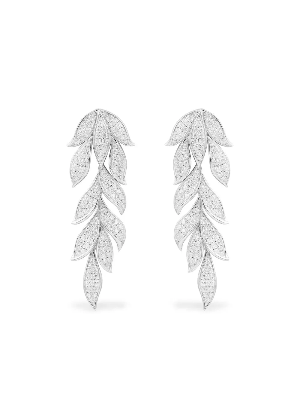 

APM Monaco crystal-embellished dangle earrings - Silver