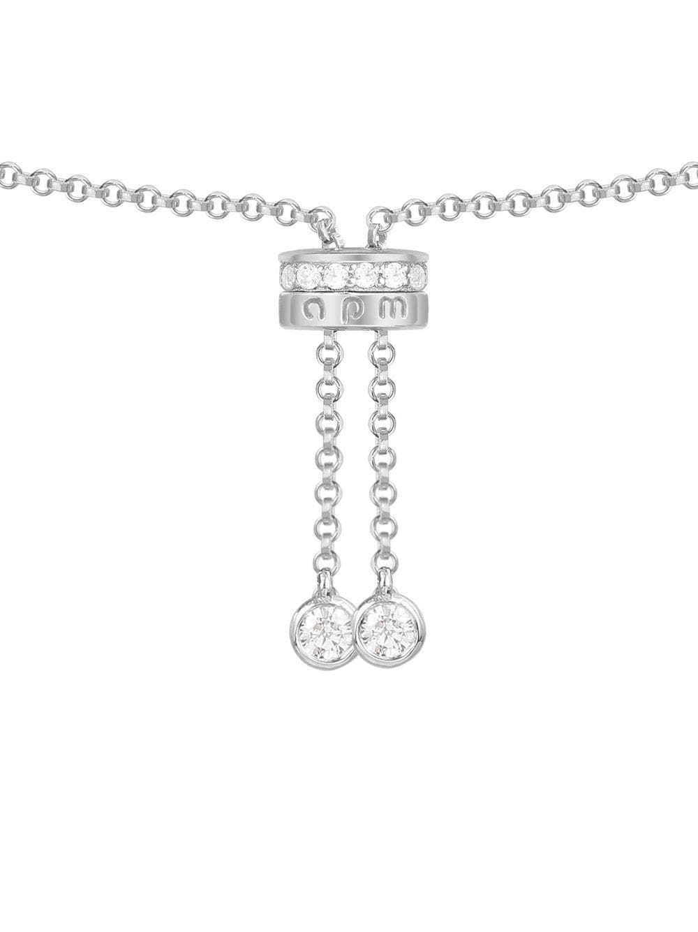Shop Apm Monaco Heart Pendant Sterling-silver Necklace