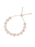 APM Monaco Nacre Heart & Dot adjustable bracelet - Pink