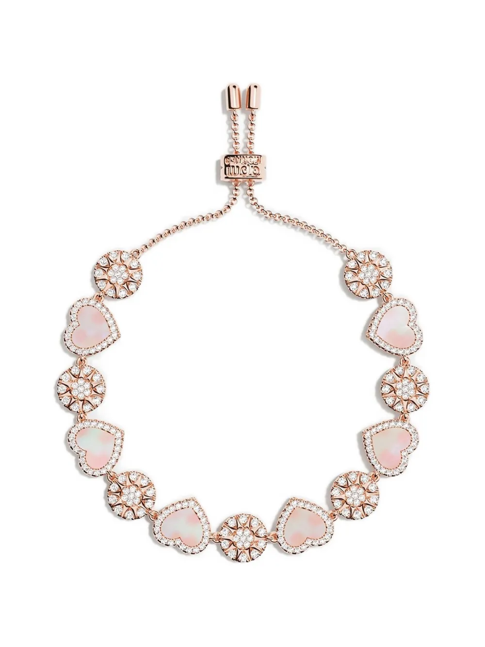 APM Monaco Nacre Heart & Dot ブレスレット | ピンク | FARFETCH JP