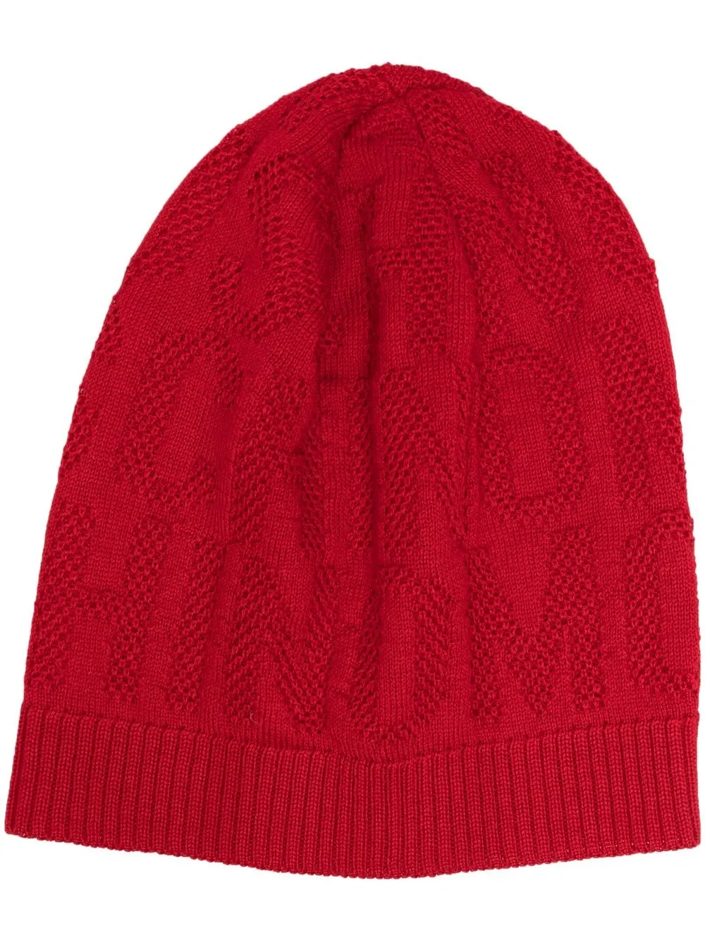 

Moschino gorro con logo bordado - Rojo