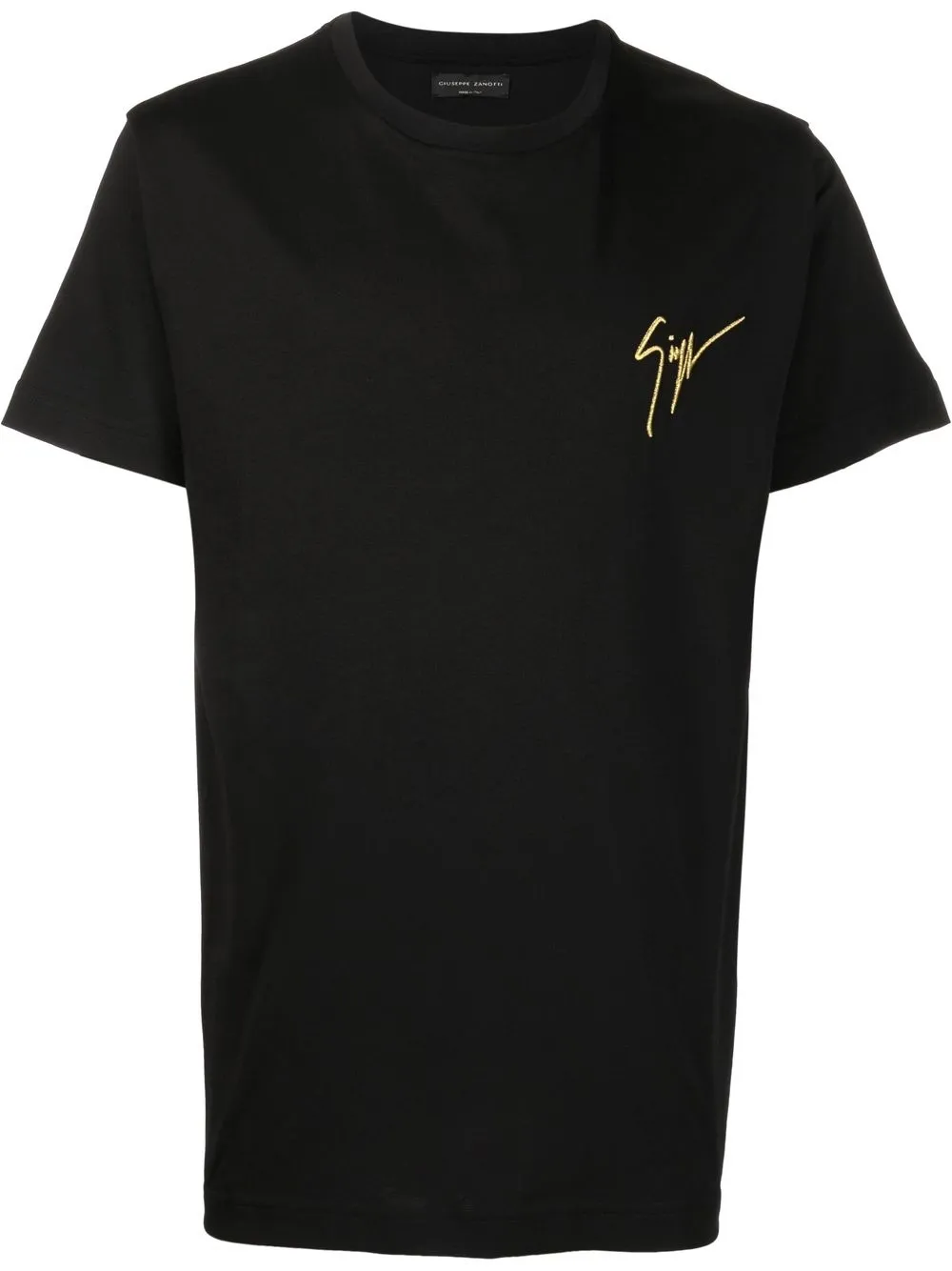 

Giuseppe Zanotti playera manga corta con logo estampado - Negro