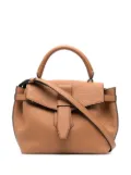 Lancel Charlie leather tote bag - Brown