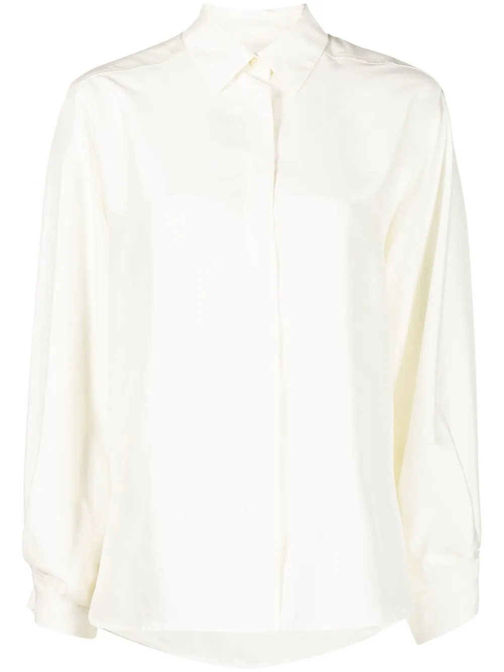 

Alberto Biani silk satin shirt - White