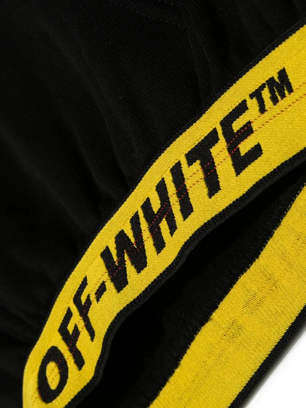 Logo-Band Cropped Hoodie