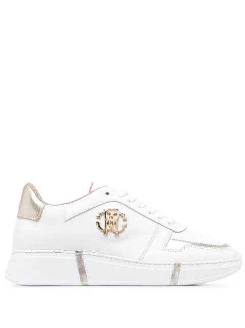 Roberto Cavalli logo-plaque low-top sneakers