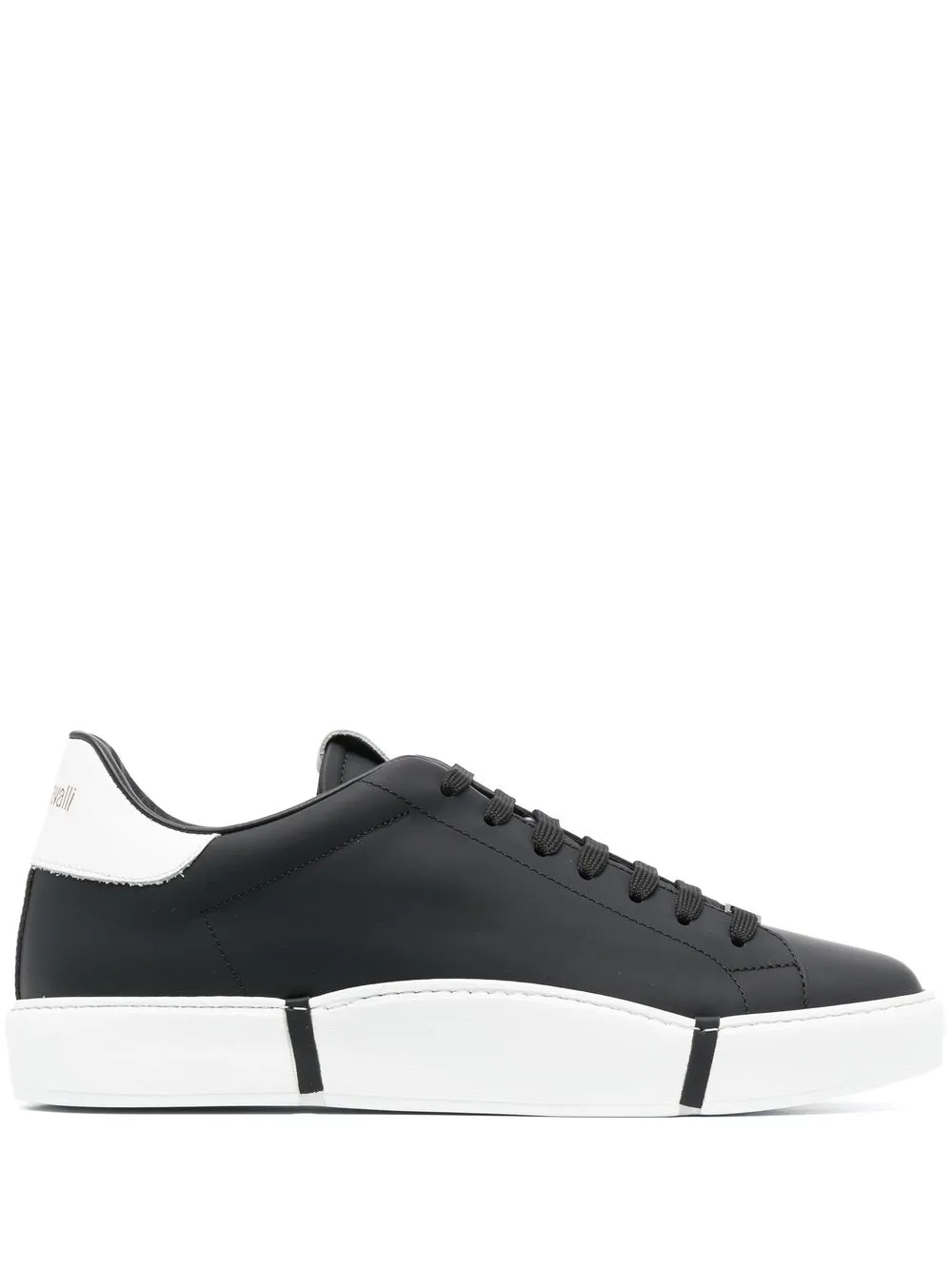 

Roberto Cavalli branded heel-counter sneakers - Black