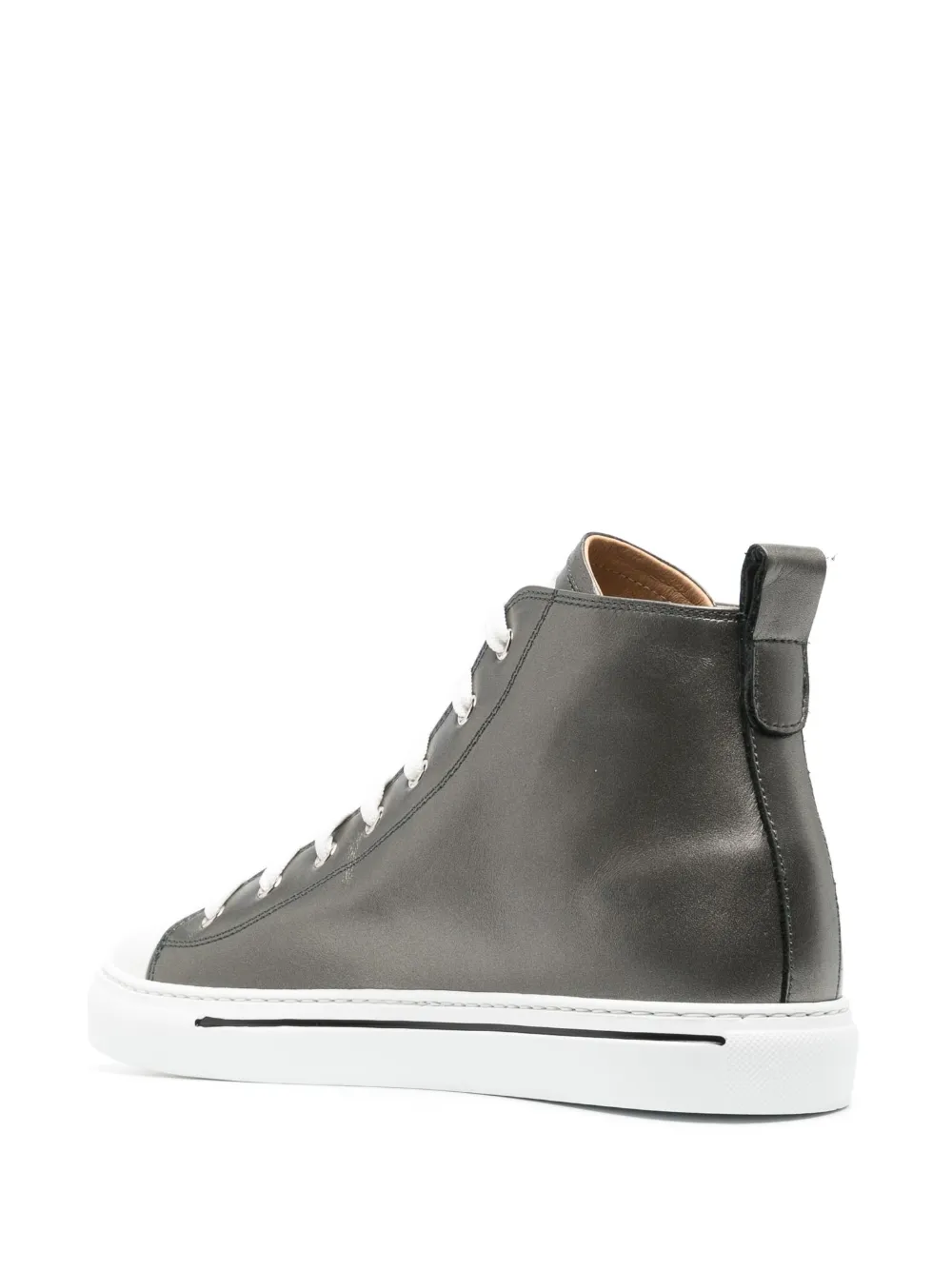  Roberto Cavalli Sneakers Im Metallic Look   Grau 