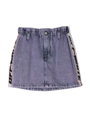 Fendi Kids デニムスカート | ブルー | FARFETCH JP