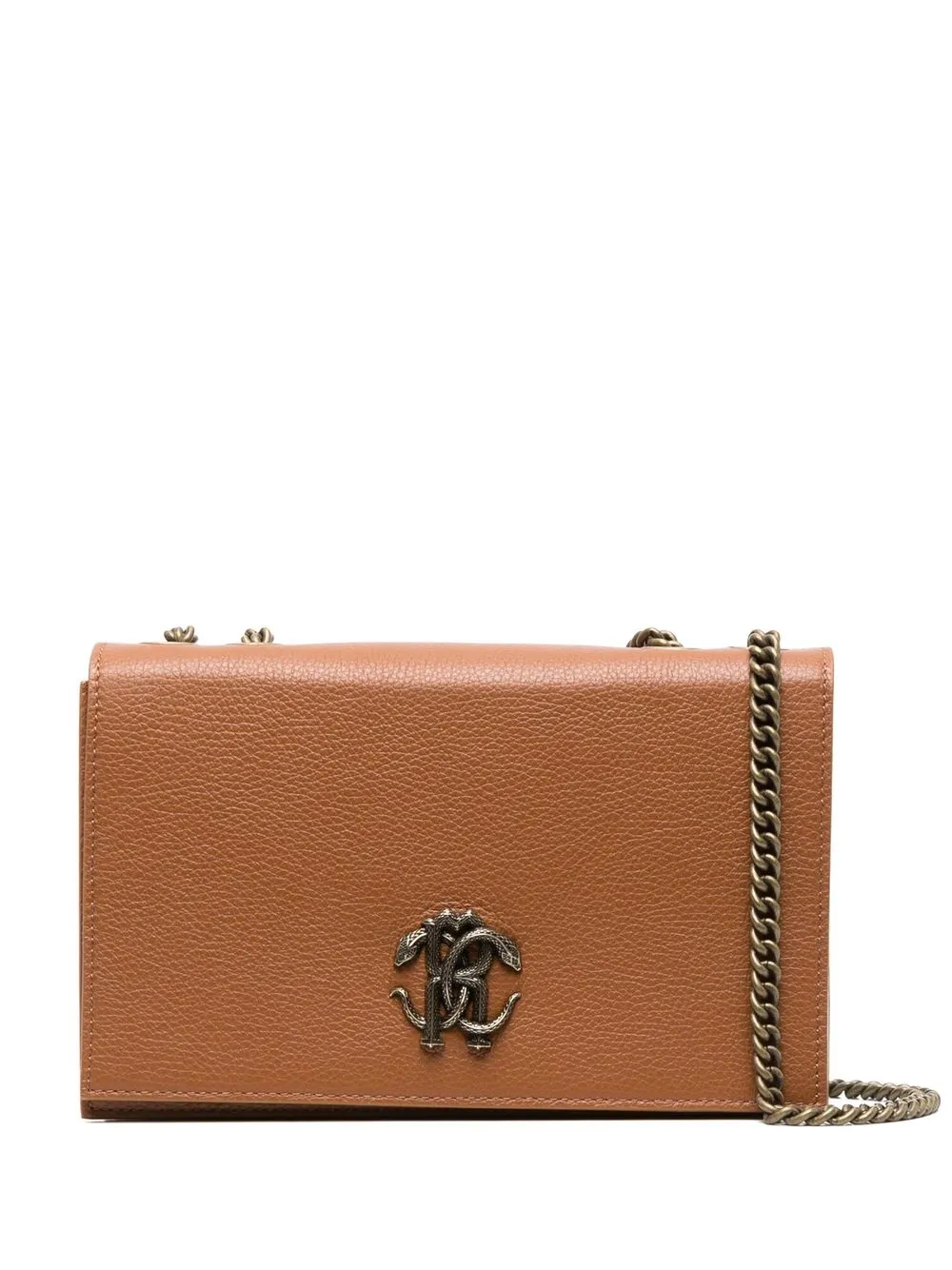 

Roberto Cavalli logo-plaque shoulder bag - Neutrals